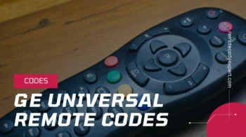 ge universal remote codes and programming guide