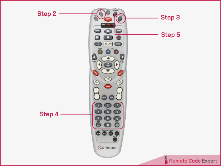 Programming Older Remotes direct code entry