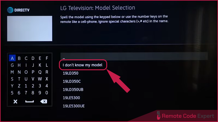 choosing model number