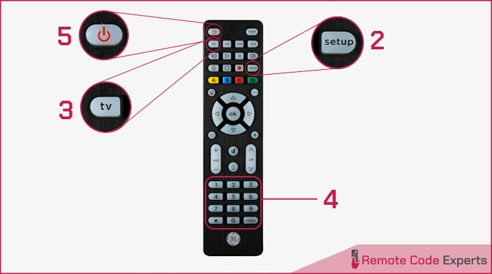 ge universal remote programming with code