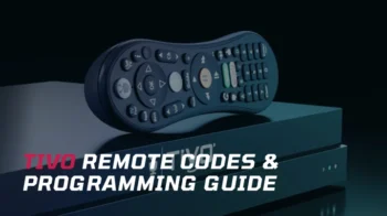 TiVo Remote codes and programming