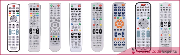 chunghop universal remotes v7