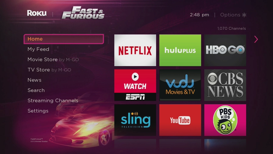 personalize your roku home screen