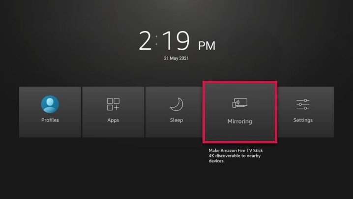 screen mirroring to fire tv stick